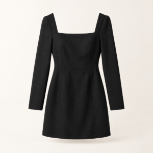 Vestido negro corto