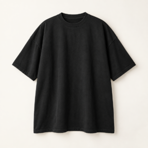 Remera oversize negra